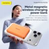 px156.7 Foneng Px156 Ultra Thin fast Charging Wireless Power Bank - Orange